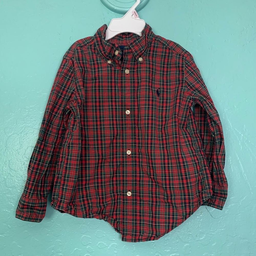 Ralph Lauren Plaid Longsleeves 3T